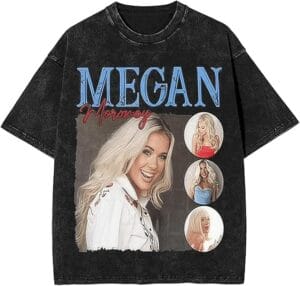 Megans Youth Vintage Print Shirt Moroney Short Sleeve Fashion Tshirt Crew Neck Clothing For Women Men - Image 5