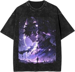 Solos Music Print Shirt Levelings Short Sleeved Vintage Washed Tshirt Casual Cool Tee For Women Men - Image 6