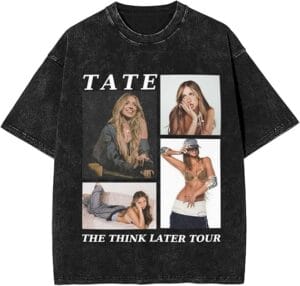 Tates Shirt Vintage Washed Mcraes Merch Tshirt Graphic Short Sleeve Fashion Tee For Women Men - Image 4
