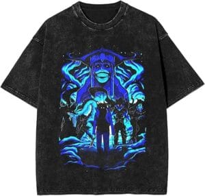 Solos Music Print Shirt Levelings Short Sleeved Vintage Washed Tshirt Casual Cool Tee For Women Men