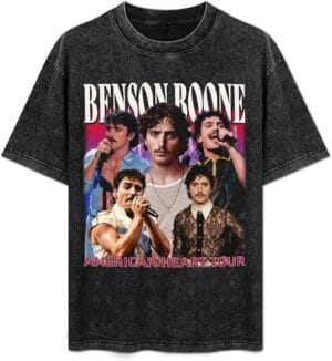 Bensons Shirt 2025 Americans Hearts World Tour Boones Merch Tshirt Washed  Vintage Tee Women Men - Image 4