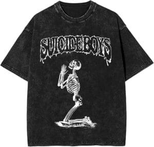 Suicides Shirt Vintage Washed Boys 2025 Music Tour Merich Tshirt Suitable Casual Retro Tee Black Women Men - Image 6