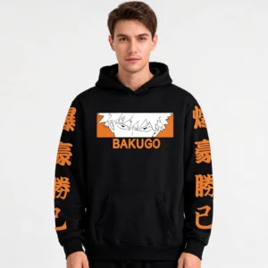Bakugous Merch Print Hoodie Katsukis Cosplay Clothes Fashion Anime Sweatshirt Pullover Women Men - Image 2