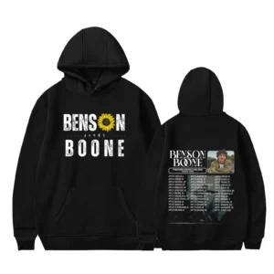 Benson And Boone Merch Hoodie World Tour Benson Hoodies Fashion Pullover print Long Sleeve Sweatshirt Women Men