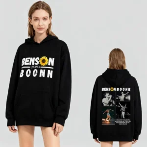 Bensons Hoodie Print Boones Merch World Tour Hoodies Pullover Design Long Sleeve For Women Men - Image 3
