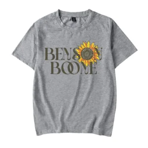 Bensons Singer Merch Shirt Boones Merch Tshirt Novelty Short Sleeve Casual Soft Round Neckline Women Men - Image 5