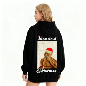 Christmas Hoodie Rapper Frank Blonds Hoodies Novelty Ocean Merch Album Music For Women Men Pullover Sweatshirts - Image 3
