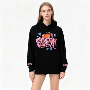 Fresh love Merch Hoodie Lets Trip Sturniolo Triplets Merch Hoodies Fashion Printed Hand Sleeves Logo Sweatshirt - Image 2