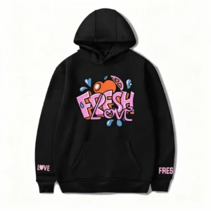 Fresh love Merch Hoodie Lets Trip Sturniolo Triplets Merch Hoodies Fashion Printed Hand Sleeves Logo Sweatshirt