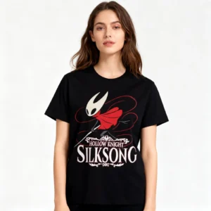 Hollows Shirt Hot Game Knights Merch Tshirt Silksongs Graphic Casual Tees Men Women - Image 2