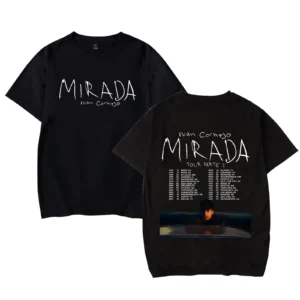 Ivans Print Merch Cornejo Shirts Mirada Tour 2025 Fashion Crewneck Short Sleeve For Women Men - Image 5