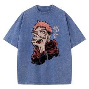 Jujutsus Anime Wash Shirt Kaisens Merch JJK Itadoris Tshirt Yujis Cosplay Casual Fashion Short Sleeve For Women Men - Image 5