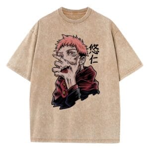 Jujutsus Anime Wash Shirt Kaisens Merch JJK Itadoris Tshirt Yujis Cosplay Casual Fashion Short Sleeve For Women Men - Image 9