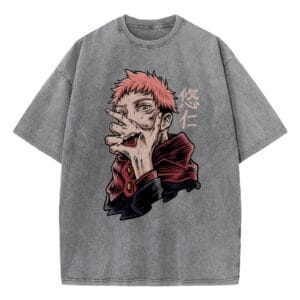 Jujutsus Anime Wash Shirt Kaisens Merch JJK Itadoris Tshirt Yujis Cosplay Casual Fashion Short Sleeve For Women Men - Image 6