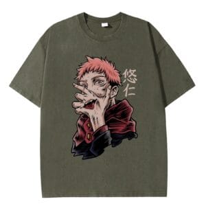 Jujutsus Anime Wash Shirt Kaisens Merch JJK Itadoris Tshirt Yujis Cosplay Casual Fashion Short Sleeve For Women Men - Image 7
