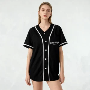Junior H Merch Shirt Tour Jersey Sad Boyz Life Baseball Shirts Fashion Casual Short Sleeve Tee Women Men - Image 2