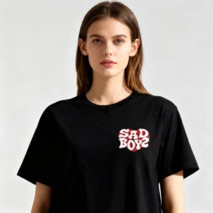 Junior H Merch T Shirt No Sufras Shirts Sad Boyz Tour Summer Casual  Short Sleeve Rapper Tshirt Men Women - Image 2