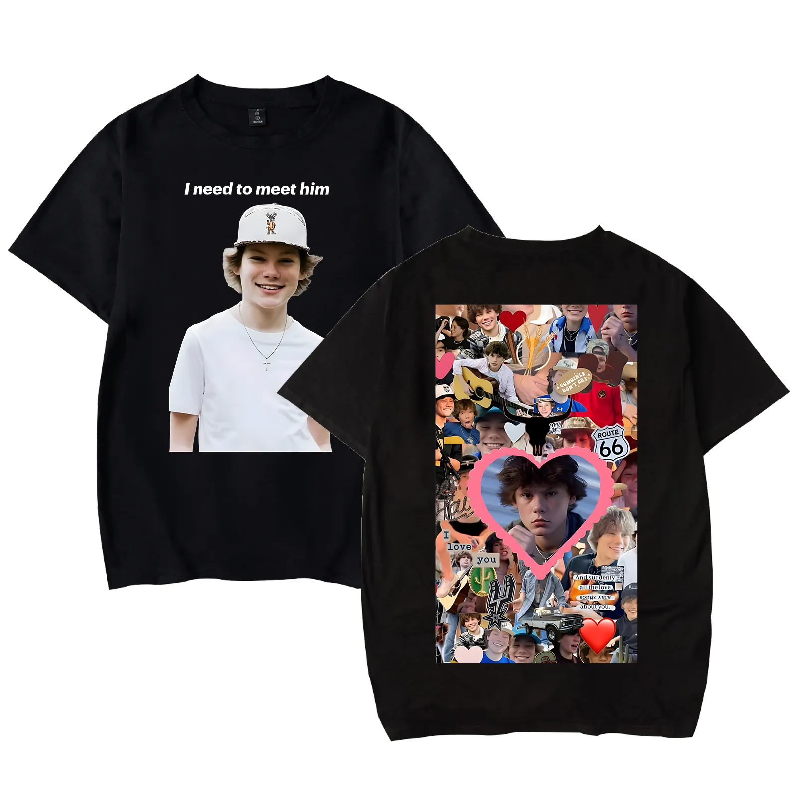 Maddox Fan Merch Batson T Shirt Portrait Collage Love Quote Print Tee for Women Men-Black Maddox Fan Merch Batson T Shirt Portrait Collage Love Quote Print Tee for Women Men - Image 1