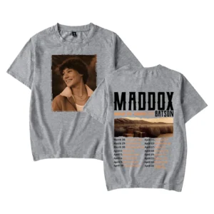 Maddox Road to Indio Tour Batson 2025 Merch Shirt Fashion Short Sleeve Print Tee For Women Men - Image 7