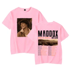 Maddox Road to Indio Tour Batson 2025 Merch Shirt Fashion Short Sleeve Print Tee For Women Men - Image 6