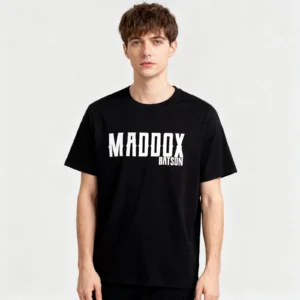 Maddox Singer Merch Tshirt Batson Crewneck Short Sleeve Tour Shirt Casual Stylish Hip Hop For Women Men - Image 2