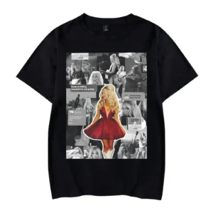 Megans Singer Print Merch Shirt Moroneys Fashion Tshirts Crew Neck Tee Clothing For Women Men Black - Image 4