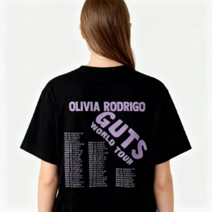 Olivias shirt Summer Print Rodrigos Merch Tshirt Guts Casual Short Sleeves for Men Women - Image 3