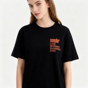 Sombrs Singer Merch Shirt Live 2025 Tour Tshirt Summer Fashion Print Short Sleeve For Women Men - Image 2