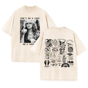 Stevies Shirt Don't Be a Lady Be a Legend Merch Tshirt Nicks Funny Retro Print Tee for Women Men - Image 4