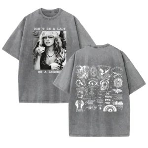 Stevies Shirt Don't Be a Lady Be a Legend Merch Tshirt Nicks Funny Retro Print Tee for Women Men - Image 8