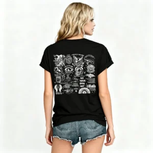 Stevies Shirt Don't Be a Lady Be a Legend Tshirt Nicks Funny Retro Print Short Sleeve for Women Men - Image 3