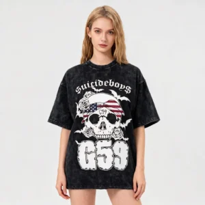 Suicides Shirt Vintage Washed Boys 2025 Music Tour Merich Tshirt Suitable Casual Retro Tee Black Women Men - Image 2