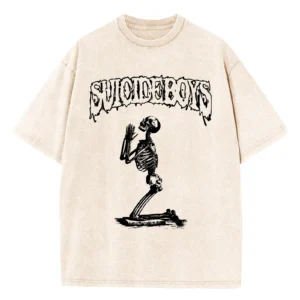 Suicides Shirt Vintage Washed Boys Merch Tshirt Casual Tee For Women Men - Image 4