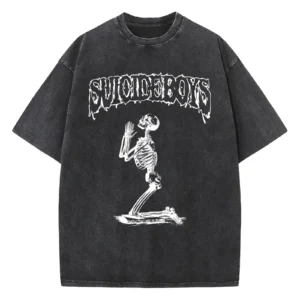 Suicides Shirt Vintage Washed Boys Merch Tshirt Casual Tee For Women Men