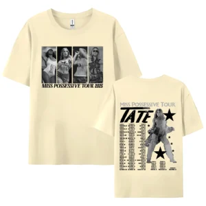 Tates Music Shirt Miss Mcraes Merch Possessives 2025 Tour Tshirt Fashion Print Tee Women Men - Image 8