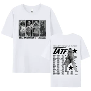 Tates Music Shirt Miss Mcraes Merch Possessives 2025 Tour Tshirt Fashion Print Tee Women Men - Image 4