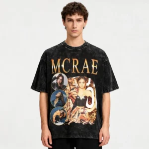 Tates Shirt Vintage Washed Mcraes Merch Tshirt Graphic Short Sleeve Fashion Tee For Women Men - Image 2