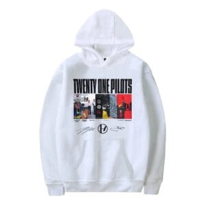 Twenty One Pilots Unisex Cotton Hoodie – From Stage Energy to Street Style - Image 11