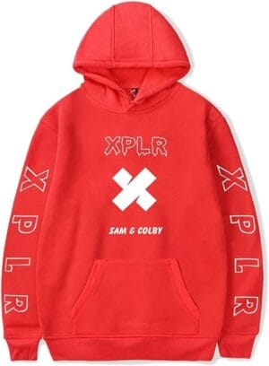 Sam and Col by Merch Hoodie Xplrs Fashion Print Hooded Sweatshirt Trendy Pullover for Men Women - Image 9