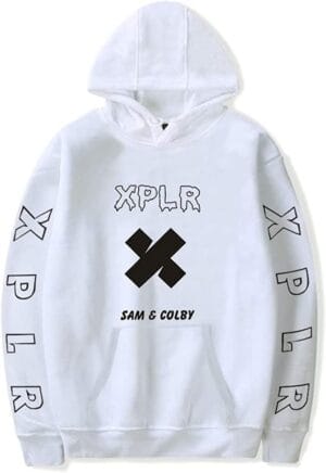 Sam and Col by Merch Hoodie Xplrs Fashion Print Hooded Sweatshirt Trendy Pullover for Men Women - Image 6