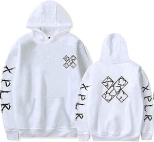 Sam and Col by Merch Hoodie Xplrs Fashion Print Hooded Sweatshirt Trendy Pullover for Men Women - Image 4