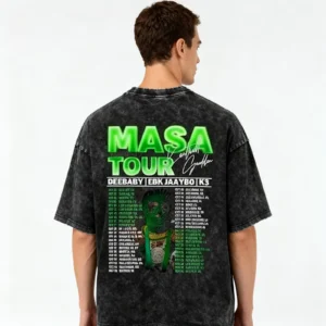 Youngboys Shirt Rapper Masas 2025 Tour Merch Tshirt Vintage Summer Tee For Women Men - Image 3