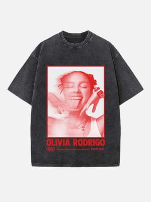 Olivia Rodrigo Print Round Neck Unisex T-shirt - Image 2