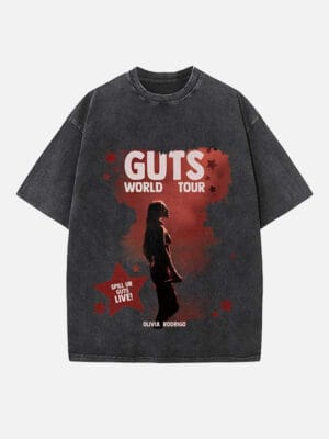 Olivia Rodrigo Print Round Neck Unisex T-shirt - Image 2