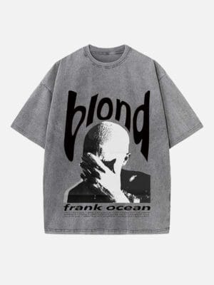 Frank Ocean Print Round Neck T-shirt