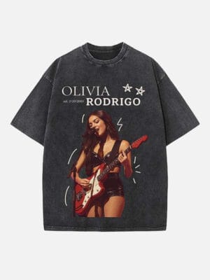 Olivia Rodrigo Print Round Neck Unisex T-shirt