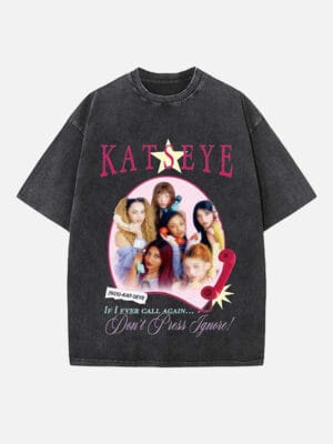 KATSEYE Print Round Neck T-shirt - Image 2