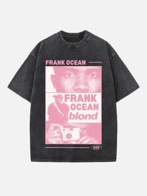 Frank Ocean Print Round Neck T-shirt