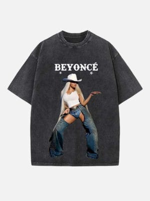 Beyoncé Print Round Neck T-shirt - Image 3