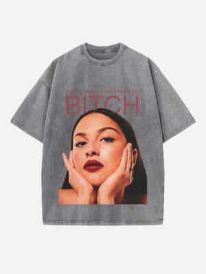 Olivia Rodrigo Print Round Neck Unisex T-shirt - Image 2